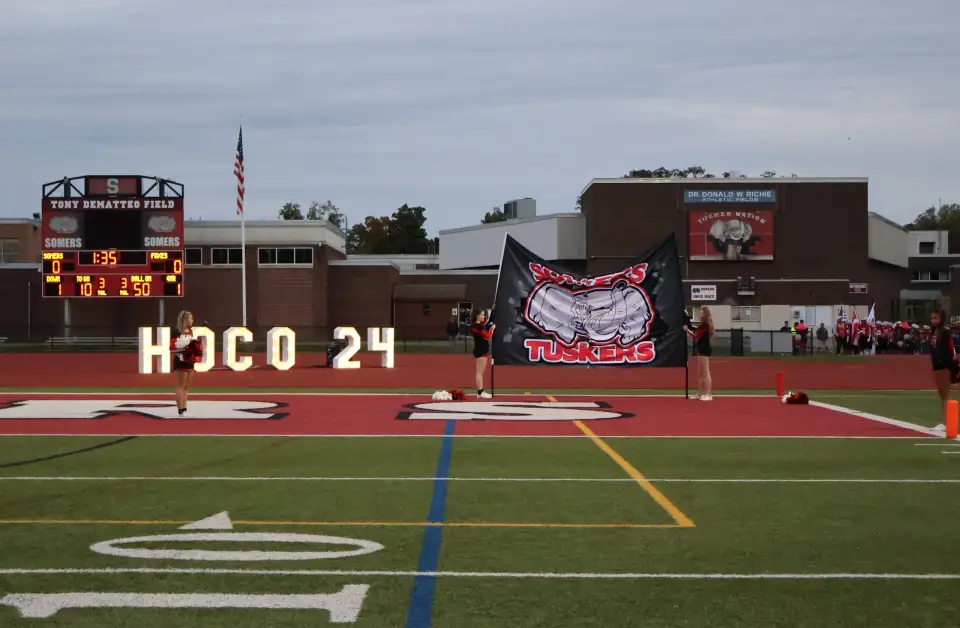 Homecoming night at Tony DeMatteo Field